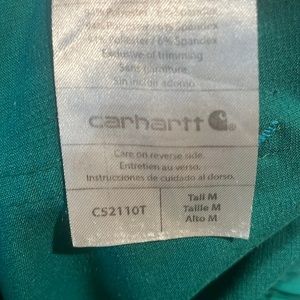 Carhartt green scrub set